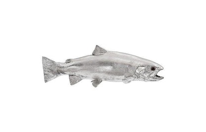 Phillips Collection - Rainbow Trout Fish, Resin, Silver Leaf - PH76838 view 1