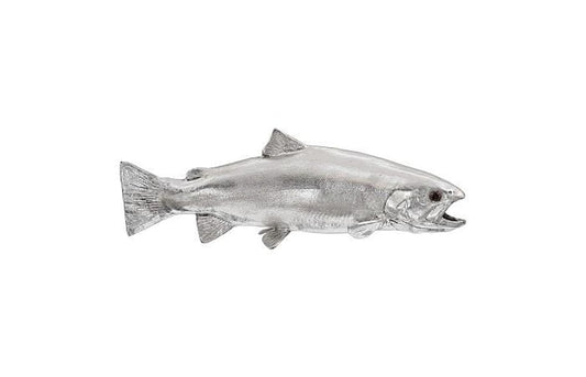 Phillips Collection - Rainbow Trout Fish, Resin, Silver Leaf - PH76838 view 1