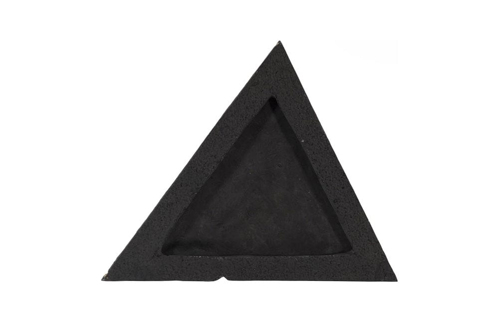 Phillips Collection - Rift Wall Tile, Triangle, Matte Black, Gold Leaf - PH119563 view 3