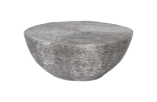Phillips Collection - Ripple Coffee Table, Black/Silver, Aluminum - ID100697 veiw 1