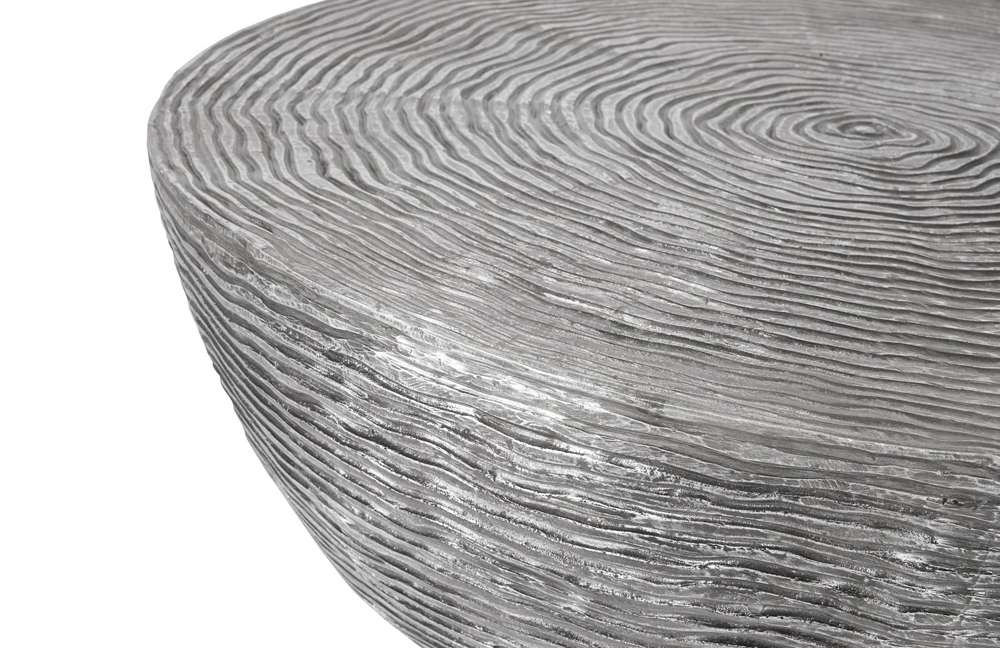 Phillips Collection - Ripple Coffee Table, Black/Silver, Aluminum - ID100697 veiw 3
