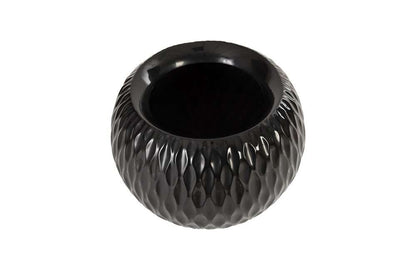 Phillips Collection - Ripple Planter, Gel Coat Black - PH67836 veiw 2