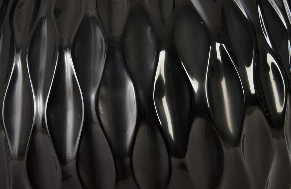 Phillips Collection - Ripple Planter, Gel Coat Black - PH67836 veiw 3