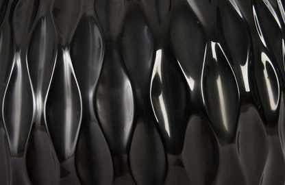 Phillips Collection - Ripple Planter, Gel Coat Black - PH67836 veiw 3