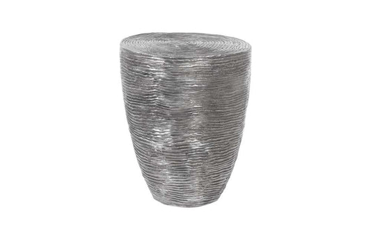 Phillips Collection - Ripple Side Table, Black/Silver, Aluminum - ID100694 veiw 1