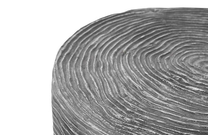 Phillips Collection - Ripple Side Table, Black/Silver, Aluminum - ID100694 veiw 3