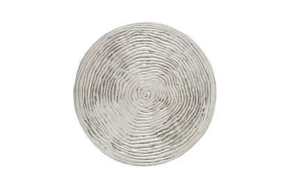 Phillips Collection - Ripple Side Table, Resin, Silver Leaf with Antiquing - PH102840 veiw 2