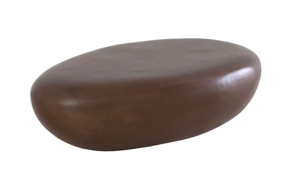 Phillips Collection - River Stone Coffee Table, Bronze, Large - PH58491 veiw 1