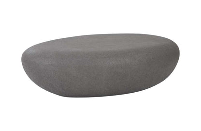 Phillips Collection - River Stone Coffee Table, Charcoal Stone, Large - PH104195 veiw 1