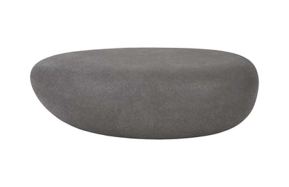 Phillips Collection - River Stone Coffee Table, Charcoal Stone, Small - PH104192 veiw 3