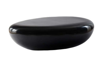 Phillips Collection - River Stone Coffee Table, Gel Coat Black, Large - PH67486 veiw 1