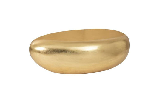 Phillips Collection - River Stone Coffee Table, Gold Leaf, Small - PH57483 veiw 1