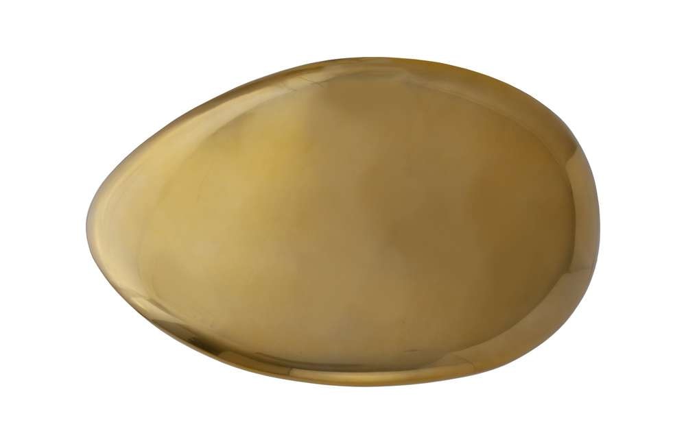 Phillips Collection - River Stone Coffee Table, Liquid Gold, Large - PH67801 veiw 2