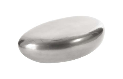 Phillips Collection - River Stone Coffee Table, Liquid Silver, Small - PH67798 veiw 1
