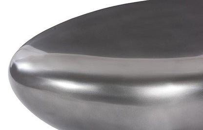 Phillips Collection - River Stone Coffee Table, Polished Aluminum, Small - PH68783 view 2