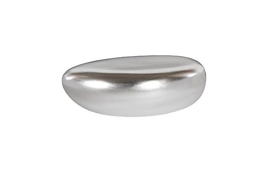 Phillips Collection - River Stone Coffee Table, Silver Leaf, Small - PH57484 view 1
