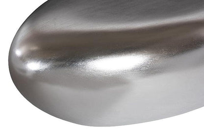 Phillips Collection - River Stone Coffee Table, Silver Leaf, Small - PH57484 view 3