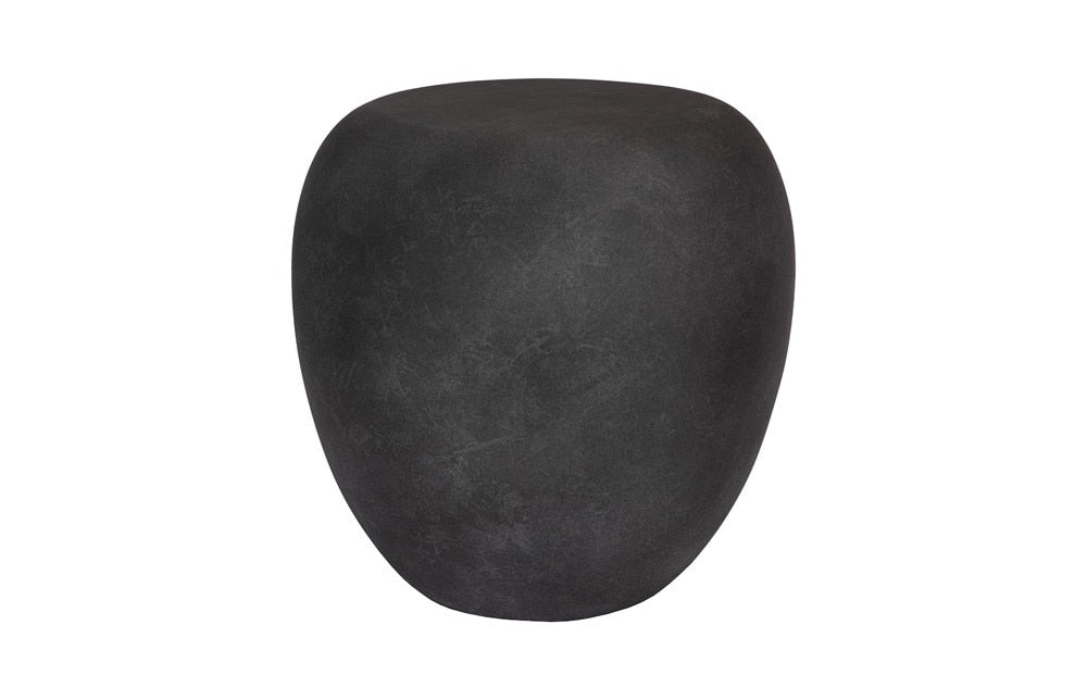 Phillips Collection - River Stone Side Table, Charcoal Stone - PH106577 veiw 1
