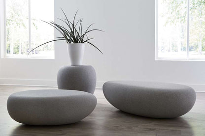 Phillips Collection - River Stone Side Table, Dark Granite - PH103553 veiw 3