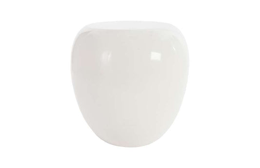 Phillips Collection - River Stone Side Table, Gel Coat White - PH74449 veiw 1