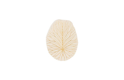 Phillips Collection - Rivulet Wall Tile, Chamcha Wood, Gold Leaf on White - TH97716 view 1