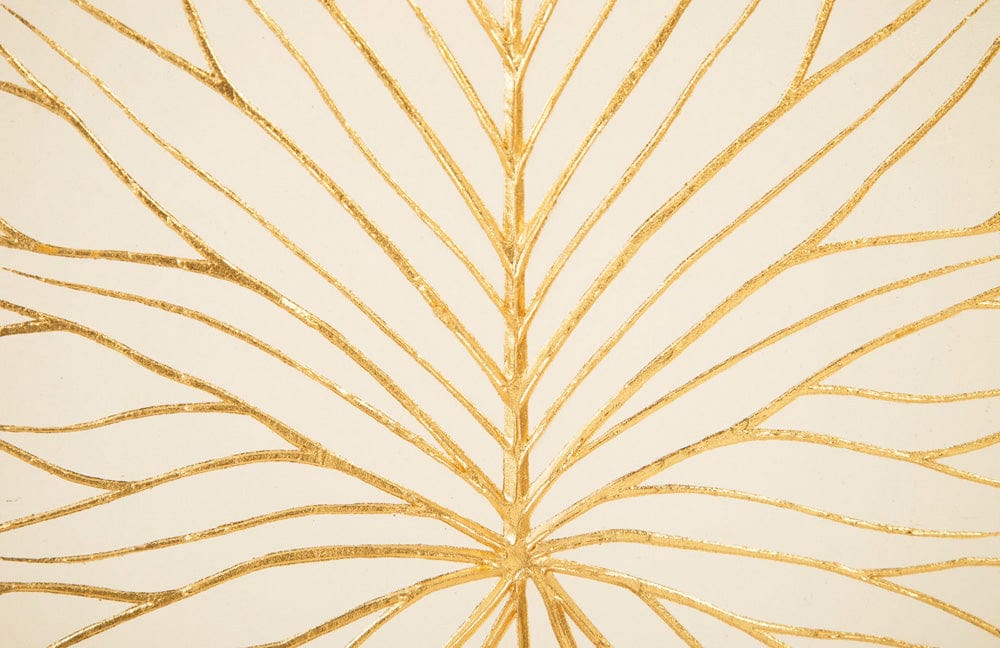 Phillips Collection - Rivulet Wall Tile, Chamcha Wood, Gold Leaf on White - TH97716 view 3