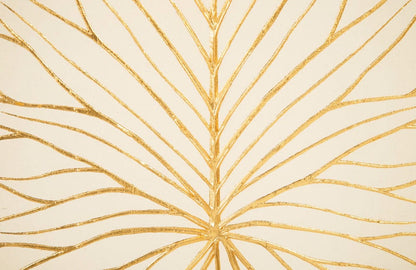 Phillips Collection - Rivulet Wall Tile, Chamcha Wood, Gold Leaf on White - TH97716 view 3