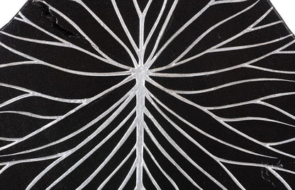 Phillips Collection - Rivulet Wall Tile, Chamcha Wood, Silver Leaf on Black - TH97717 view 3