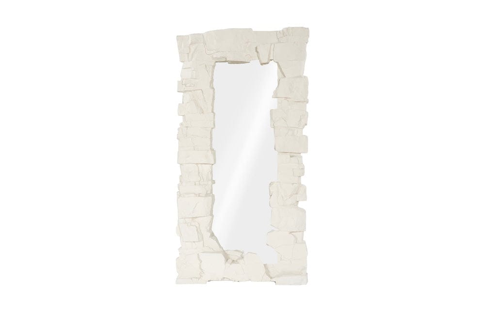 Phillips Collection - Rocky Ridge Dress Mirror, White Stone - PH119412 view 1