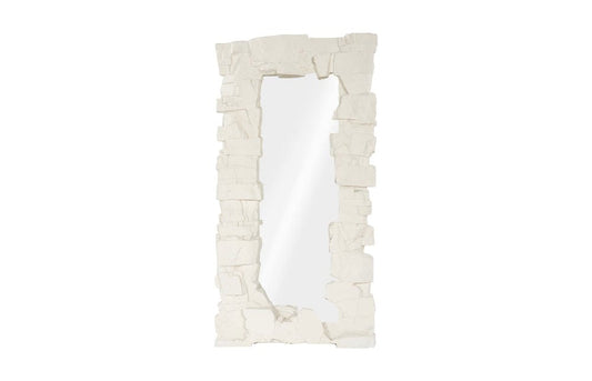 Phillips Collection - Rocky Ridge Dress Mirror, White Stone - PH119412 view 1