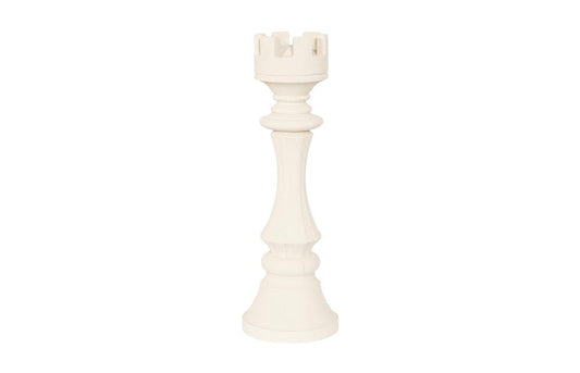 Phillips Collection - Rook Chess Sculpture, Cast Stone White, Small - PH118744 view 1