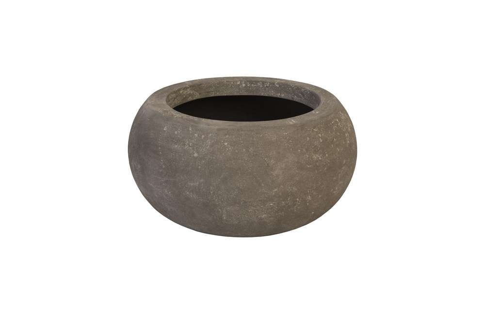 Phillips Collection - Rounded Planter, Small, Gray - PH97021 veiw 1