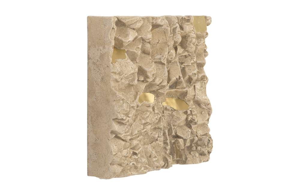 Phillips Collection - Rubble Wall Tile, Brass Accents - PH80008 veiw 2