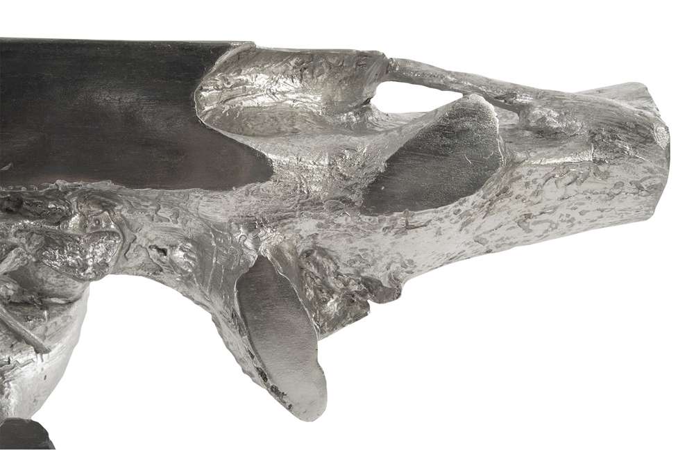 Phillips Collection - Sable Cast Root Console Table, Silver Leaf - PH67962 veiw 5