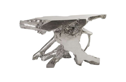 Phillips Collection - Sable Cast Root Console Table, Silver Leaf - PH67962 veiw 6