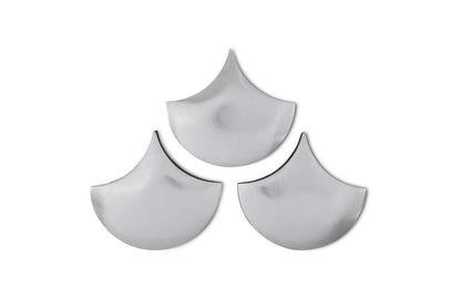 Phillips Collection - Scales Wall Tiles, Silver Leaf (Set of 3) - PH63665 veiw 1