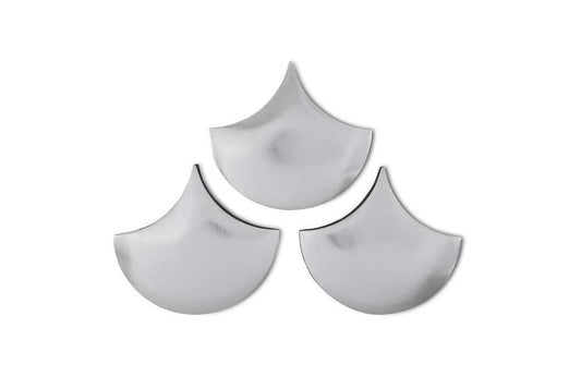 Phillips Collection - Scales Wall Tiles, Silver Leaf (Set of 3) - PH63665 veiw 1