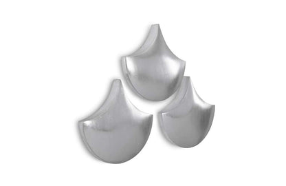 Phillips Collection - Scales Wall Tiles, Silver Leaf (Set of 3) - PH63665 veiw 2