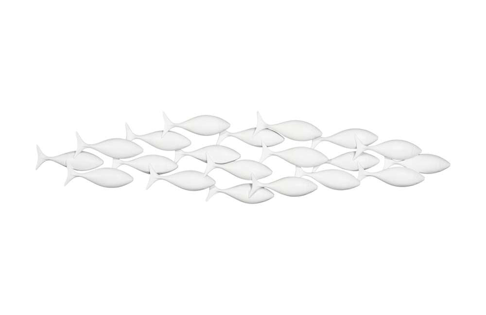Phillips Collection - School of Fish Wall Art, Matte White - PH110577 veiw 1
