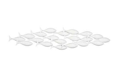 Phillips Collection - School of Fish Wall Art, Matte White - PH110577 veiw 1
