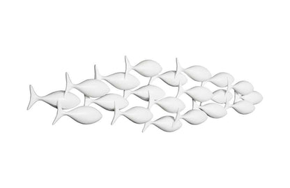 Phillips Collection - School of Fish Wall Art, Matte White - PH110577 veiw 2