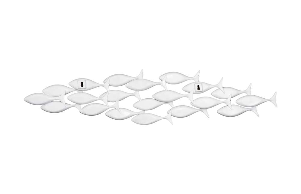 Phillips Collection - School of Fish Wall Art, Matte White - PH110577 veiw 3