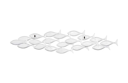 Phillips Collection - School of Fish Wall Art, Matte White - PH110577 veiw 3