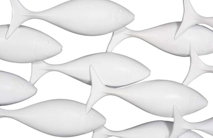 Phillips Collection - School of Fish Wall Art, Matte White - PH110577 veiw 4