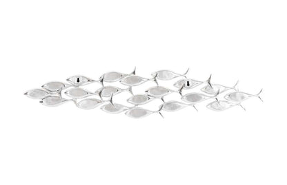 Phillips Collection - School of Fish Wall Art, Silver Leaf - PH110576 veiw 4