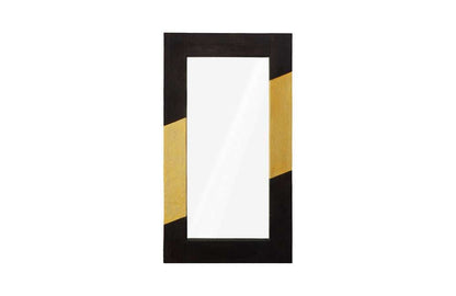 Phillips Collection - Scorched Mirror, Rectangle, Black and Gold Leaf - PH110307 veiw 1