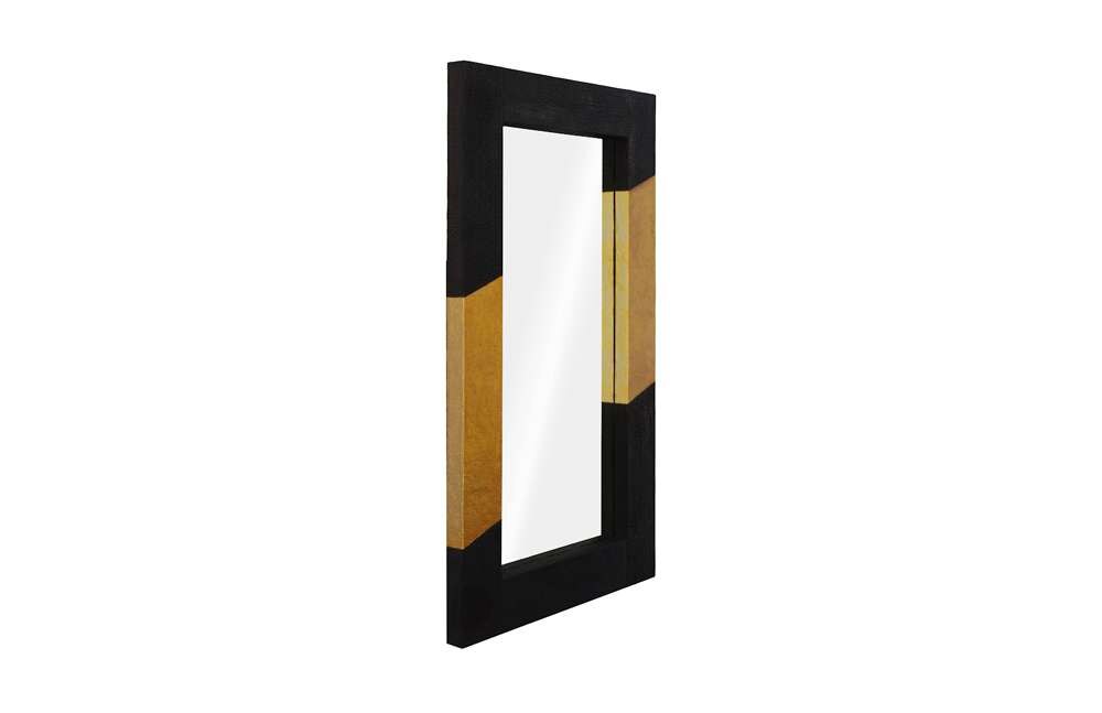 Phillips Collection - Scorched Mirror, Rectangle, Black and Gold Leaf - PH110307 veiw 2