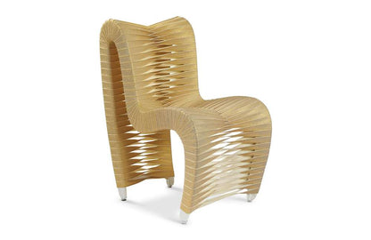 Phillips Collection - Seat Belt Dining Chair, Gold, Metallic - B2061GS veiw 1