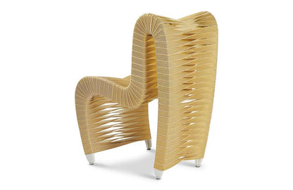 Phillips Collection - Seat Belt Dining Chair, Gold, Metallic - B2061GS veiw 2