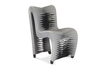 Phillips Collection - Seat Belt Dining Chair, Gray/Black - B2061GR veiw 1